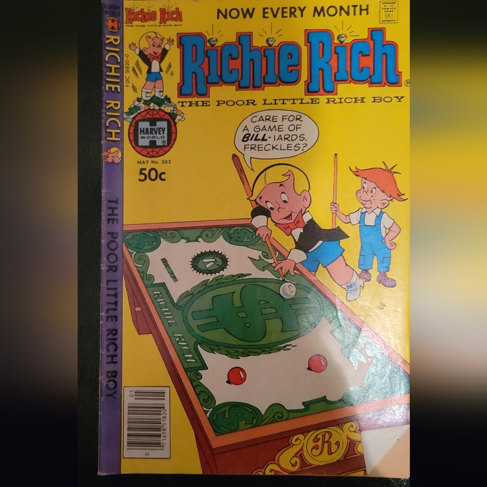 Richie Rich Comic Book - Poor little Rich boy